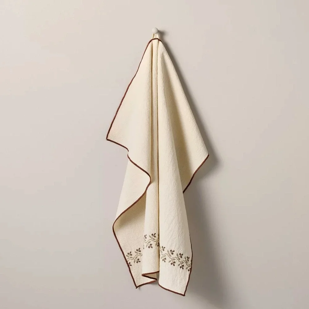 Flour Sack Cream Stitched Icon - Hearth & Hand Magnolia, Target Fall 2026